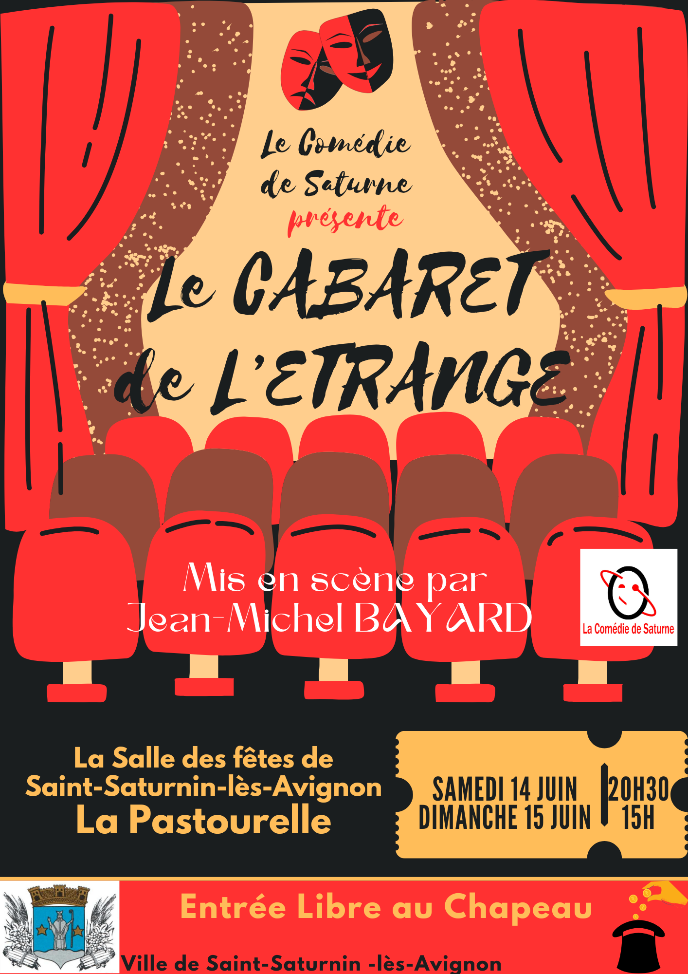 Comedie de saturne - Weekend theatre